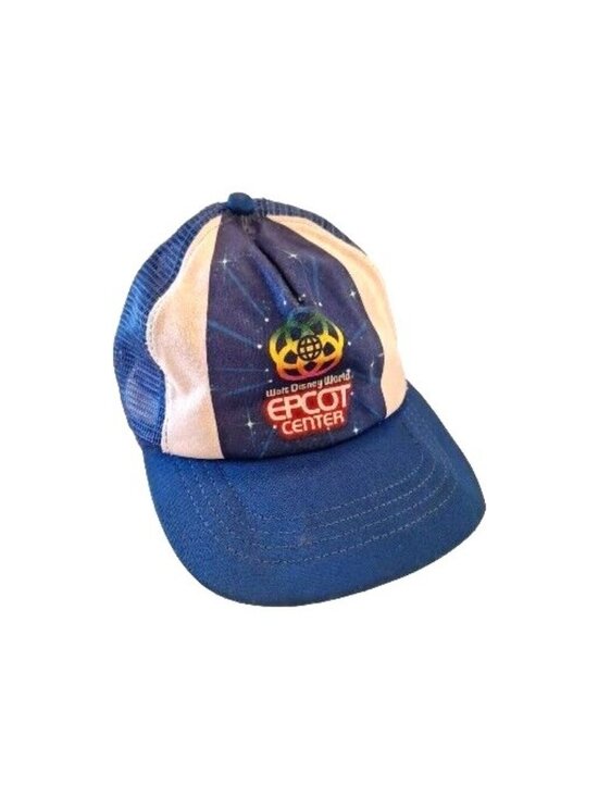 Walt Disney Productions Other - 1982 Youth Disney World Epcot Center Trucker Hat Snapback Child Vintage Walt